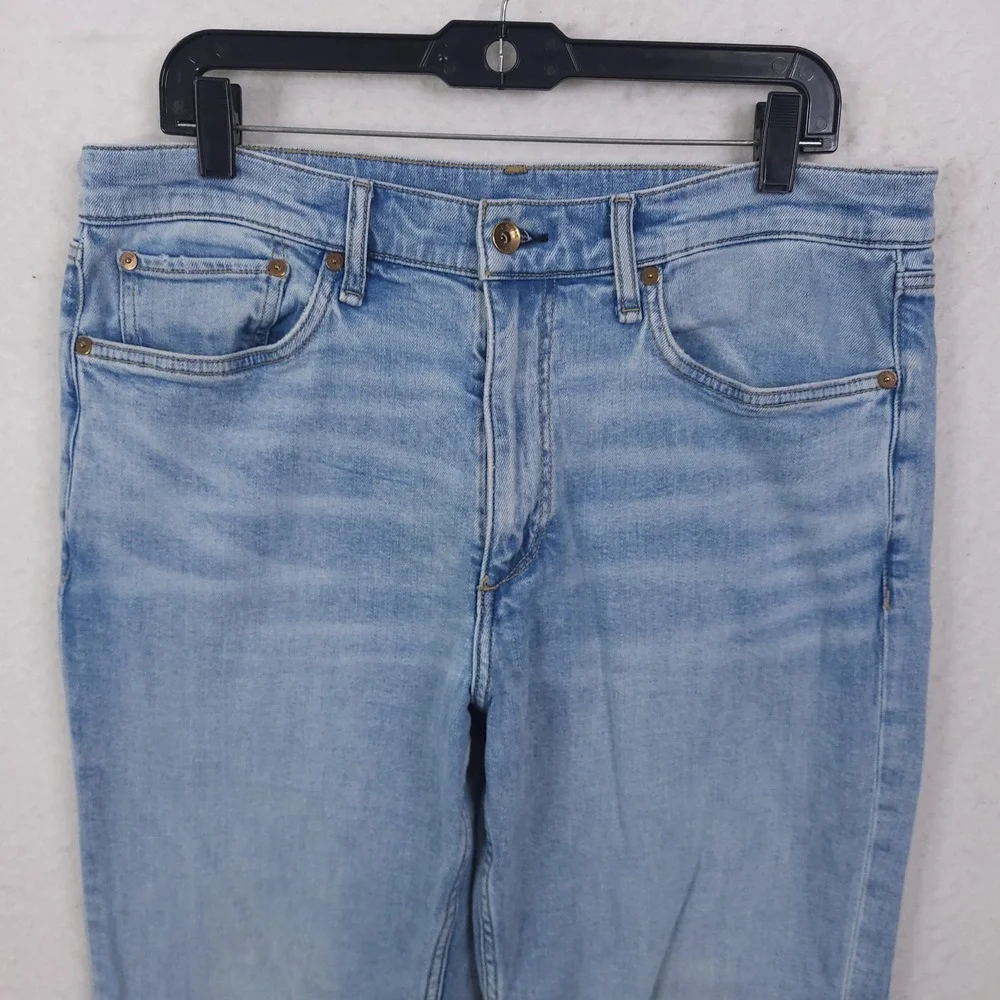 Rag & Bone Fit 2 Slim Jeans Mens 34x30 Light Wash Flynn Denim